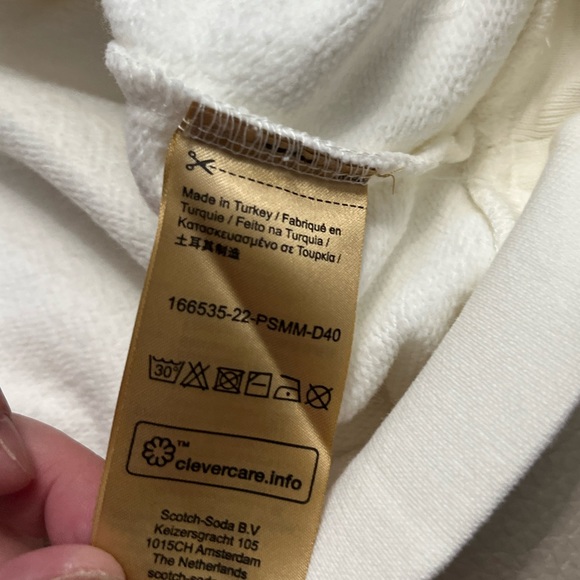 NWT - Scotch & Soda Men’s Relaxed Fit Logo Hoodie - Size L - Picture 8 of 10